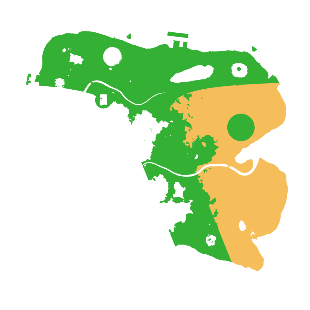 Biome Rust Map: Procedural Map, Size: 3000, Seed: 633411479
