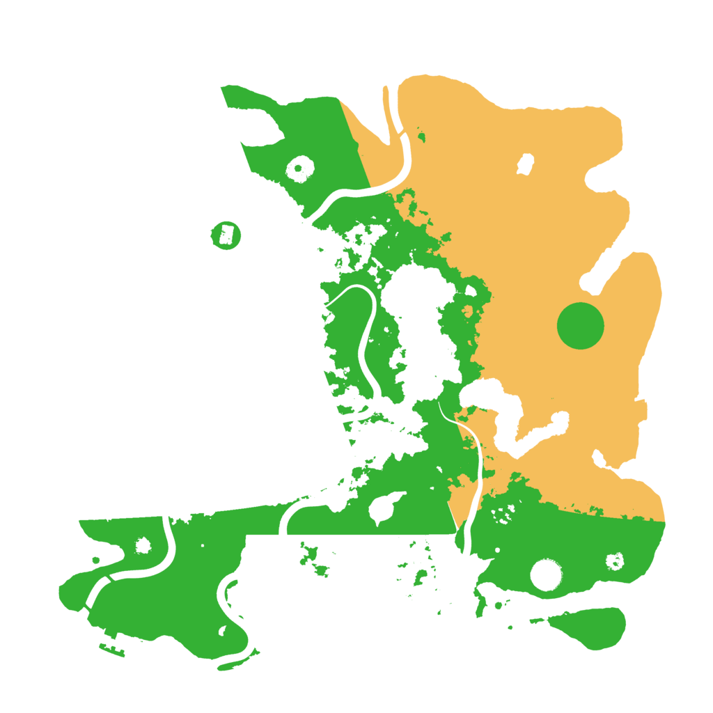 Biome Rust Map: Procedural Map, Size: 4000, Seed: 9126