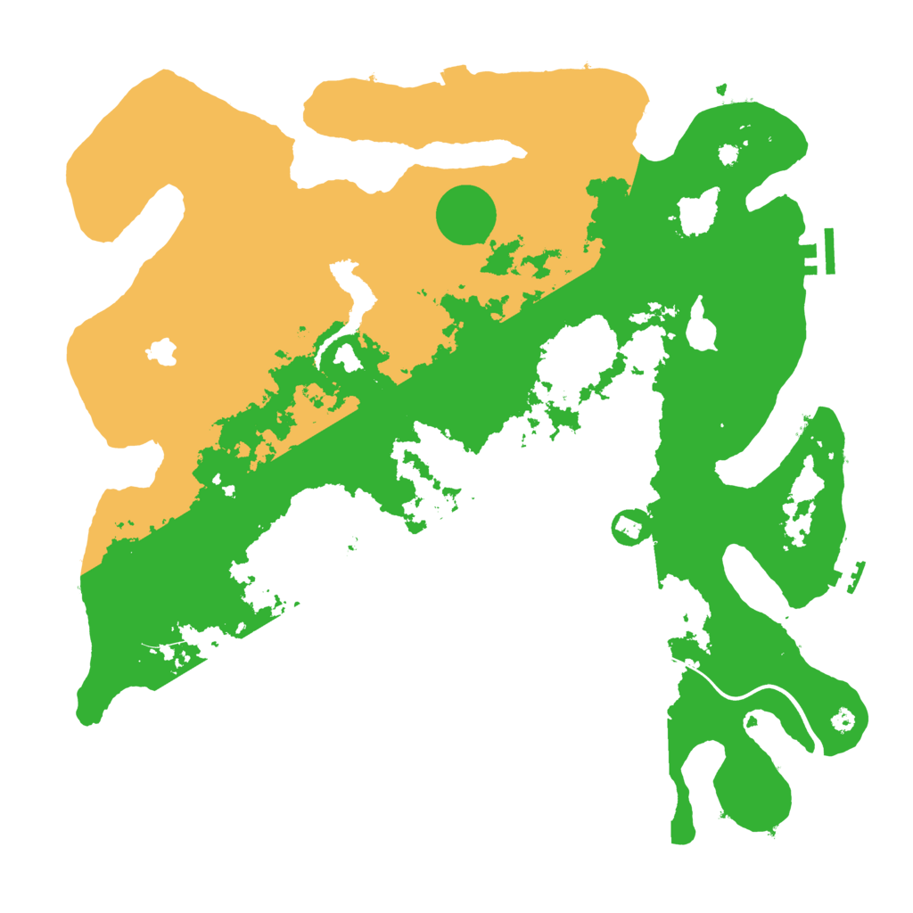 Biome Rust Map: Procedural Map, Size: 4000, Seed: 1130110936