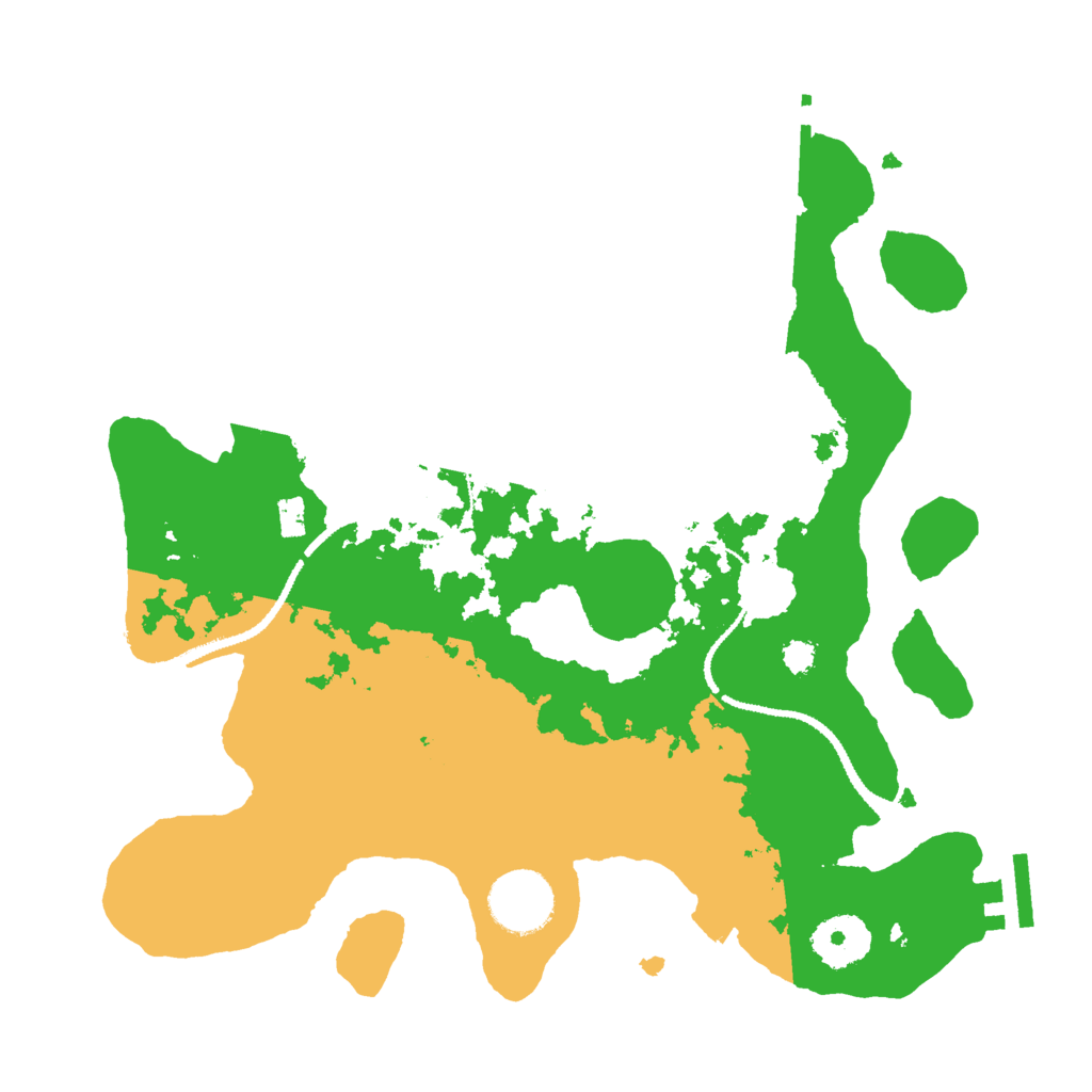 Biome Rust Map: Procedural Map, Size: 3000, Seed: 740586031