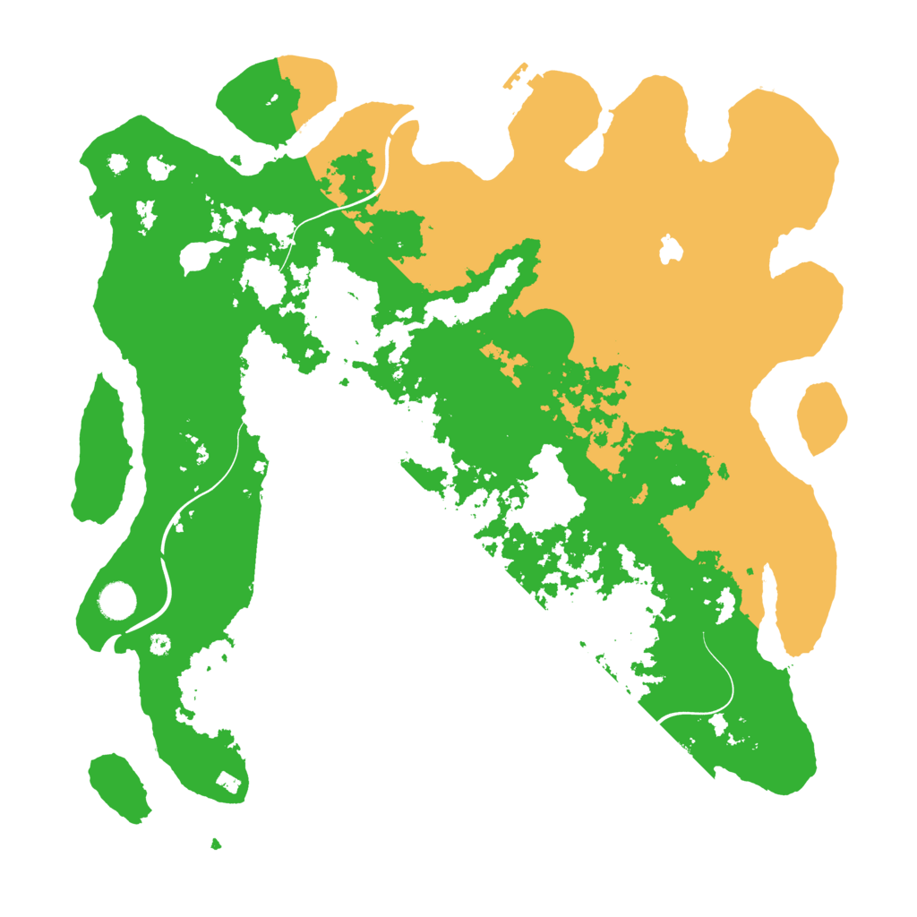 Biome Rust Map: Procedural Map, Size: 4250, Seed: 743763312