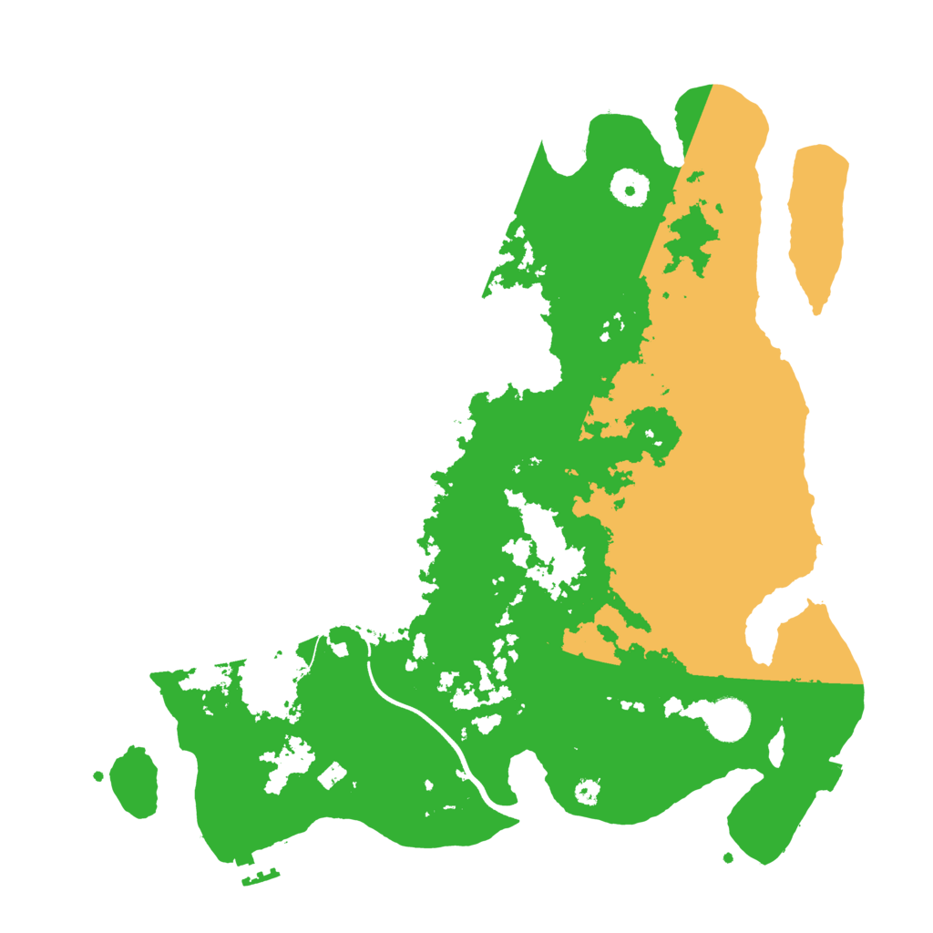 Biome Rust Map: Procedural Map, Size: 3700, Seed: 2129812105