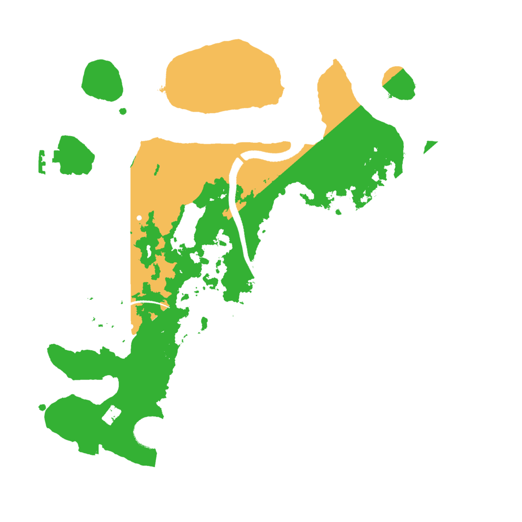 Biome Rust Map: Procedural Map, Size: 3000, Seed: 800204305