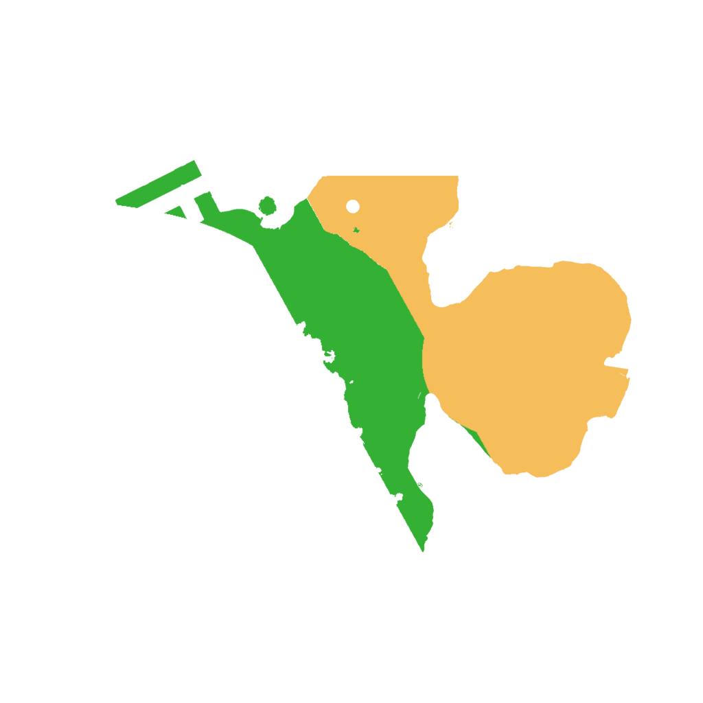 Biome Rust Map: Procedural Map, Size: 1600, Seed: 23456234