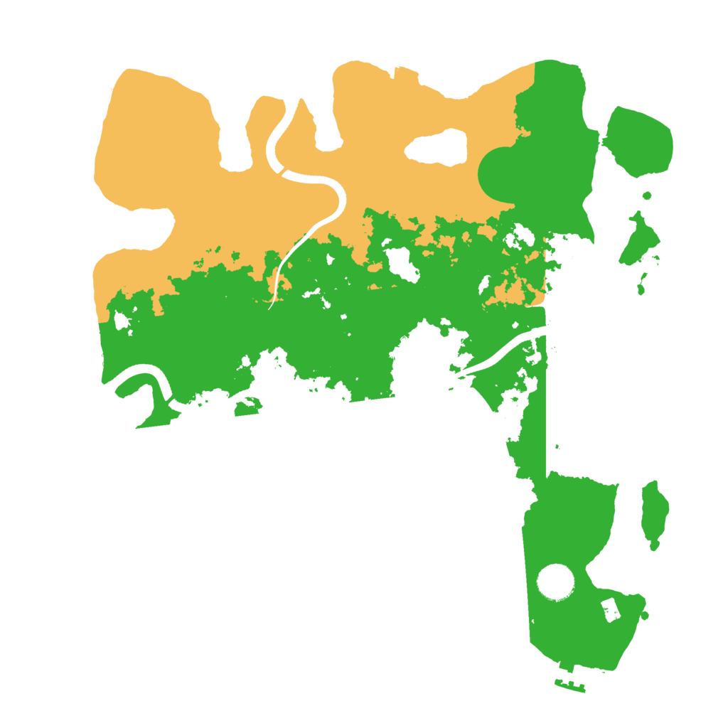Biome Rust Map: Procedural Map, Size: 3500, Seed: 1184590030