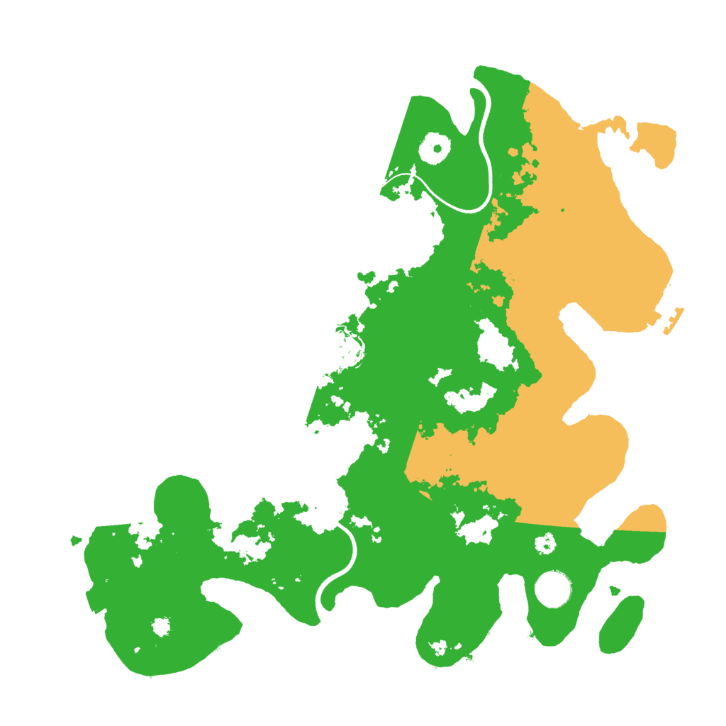 Biome Rust Map: Procedural Map, Size: 3500, Seed: 929614353