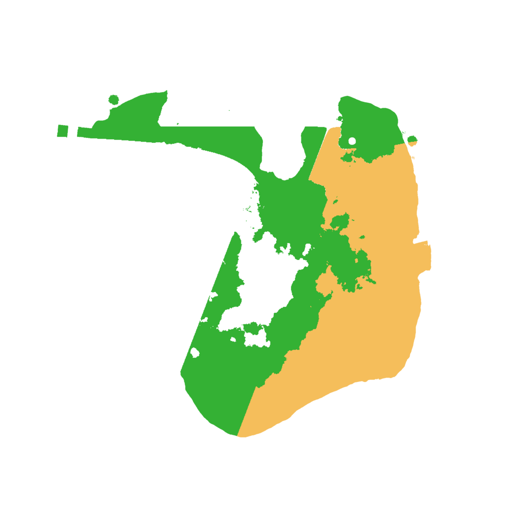 Biome Rust Map: Procedural Map, Size: 2000, Seed: 352165132