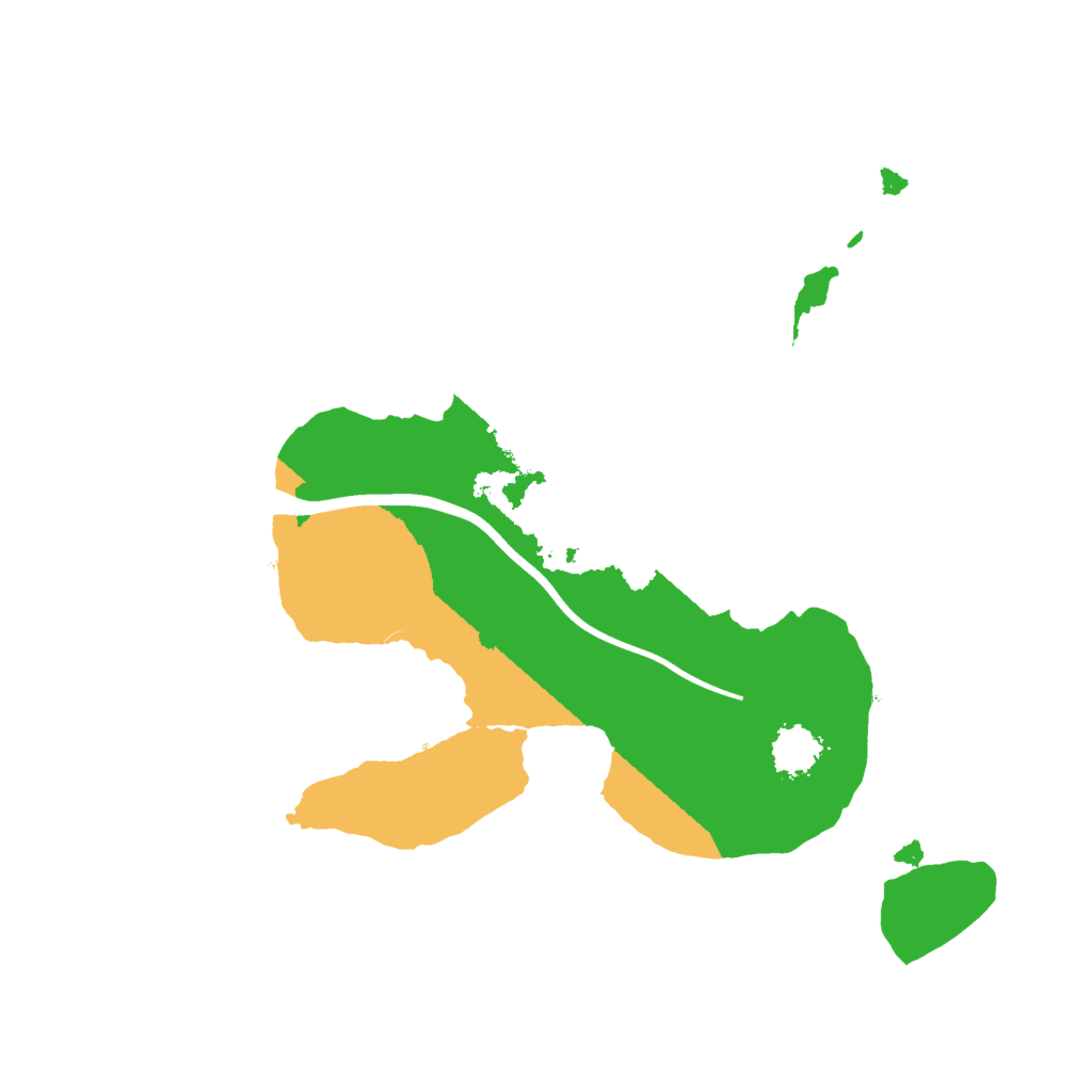 Biome Rust Map: Procedural Map, Size: 2000, Seed: 699180568