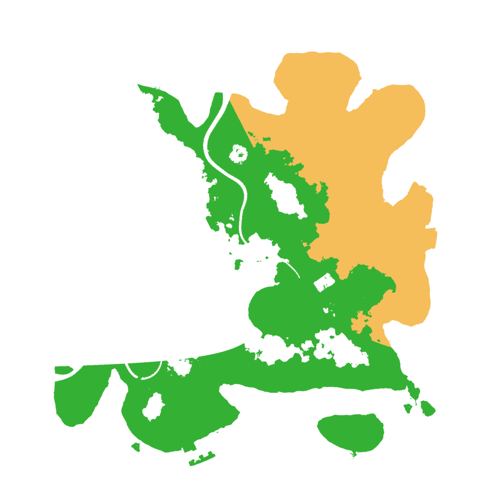 Biome Rust Map: Procedural Map, Size: 2800, Seed: 94837556