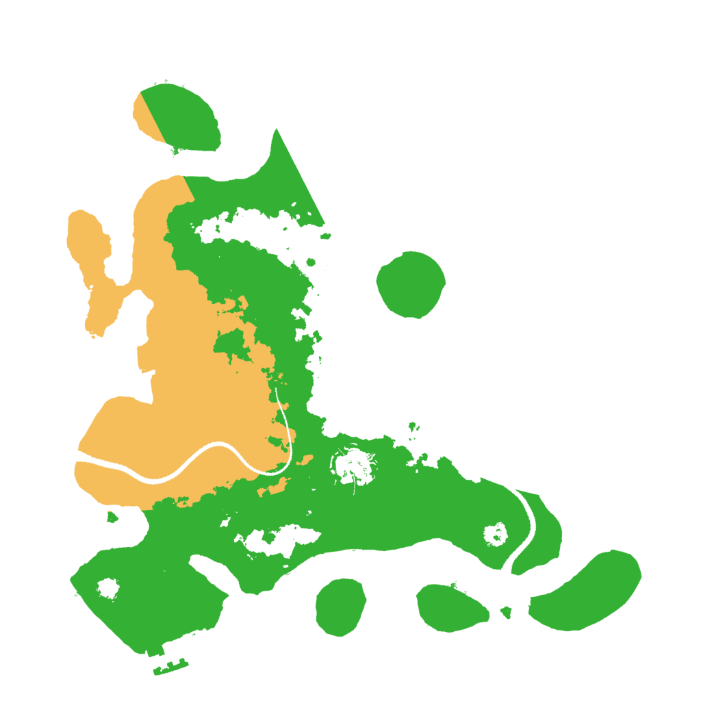 Biome Rust Map: Procedural Map, Size: 3000, Seed: 7513