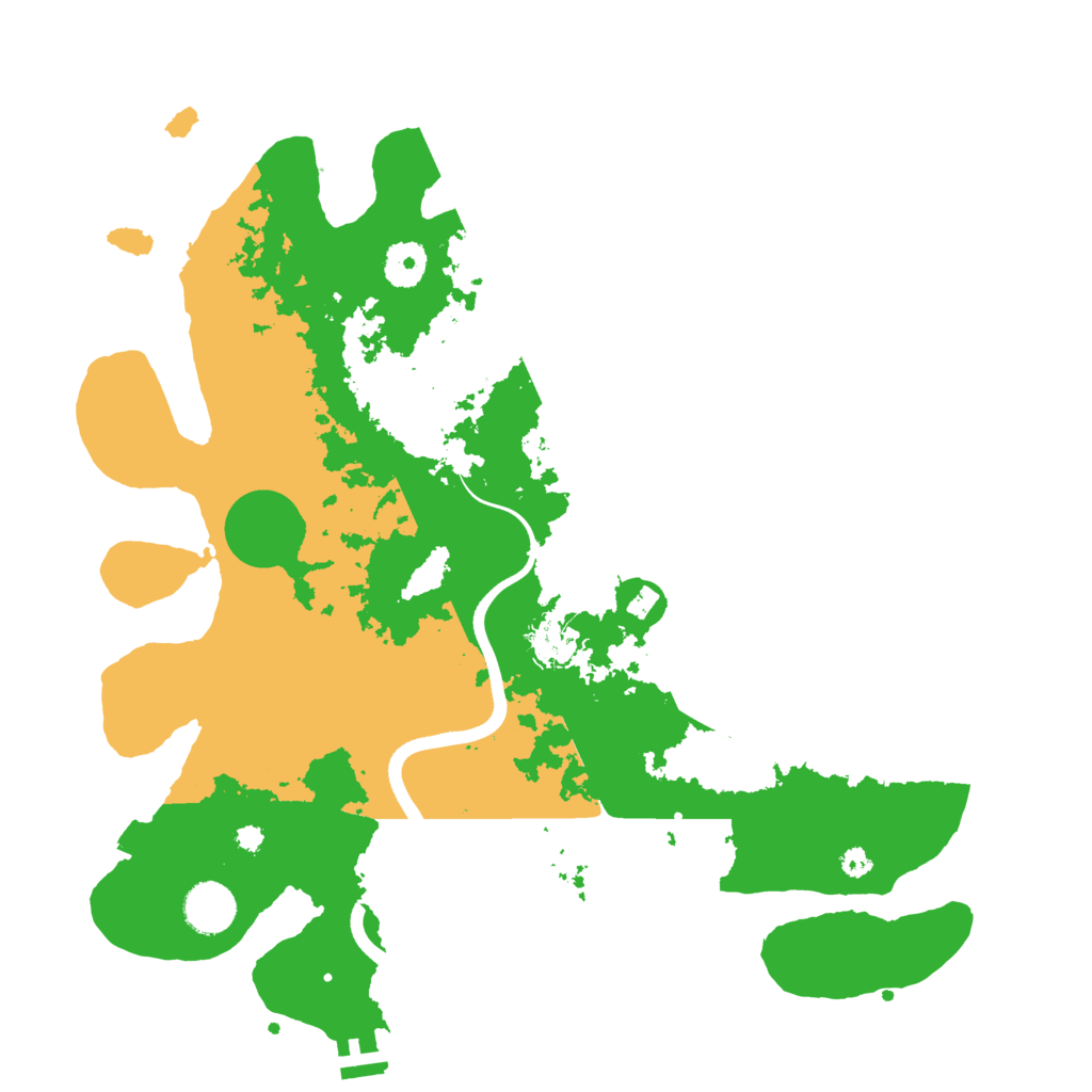 Biome Rust Map: Procedural Map, Size: 3700, Seed: 40000