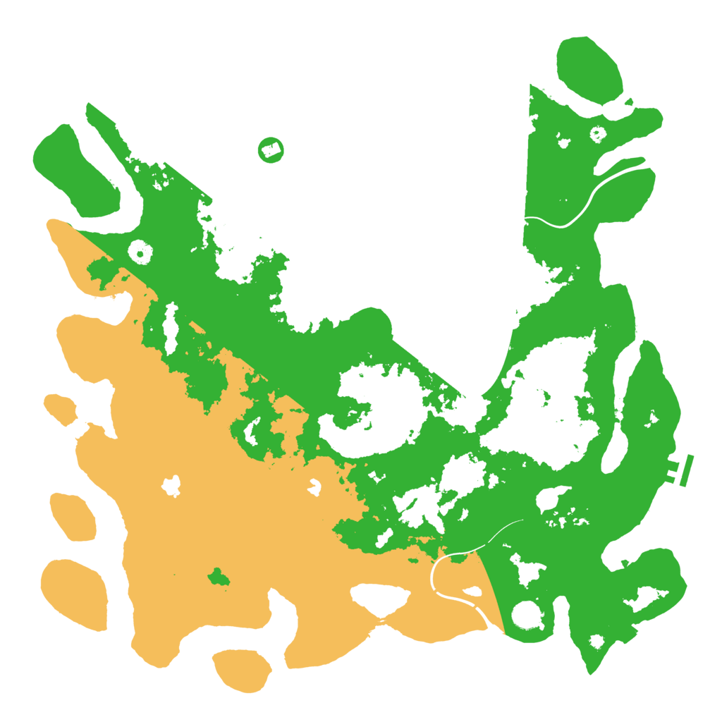 Biome Rust Map: Procedural Map, Size: 4500, Seed: 2038664078