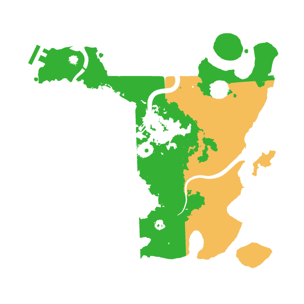 Biome Rust Map: Procedural Map, Size: 3000, Seed: 1500239894