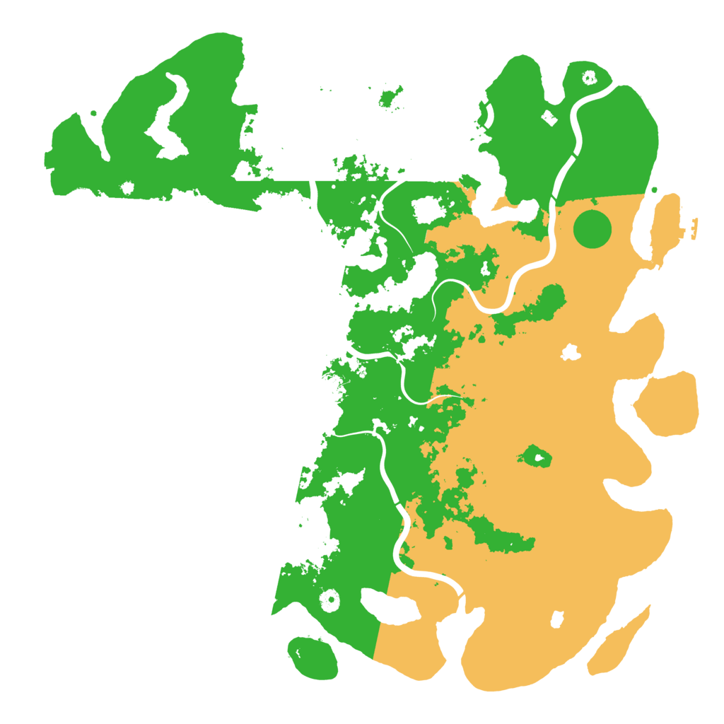 Biome Rust Map: Procedural Map, Size: 5000, Seed: 1657980077