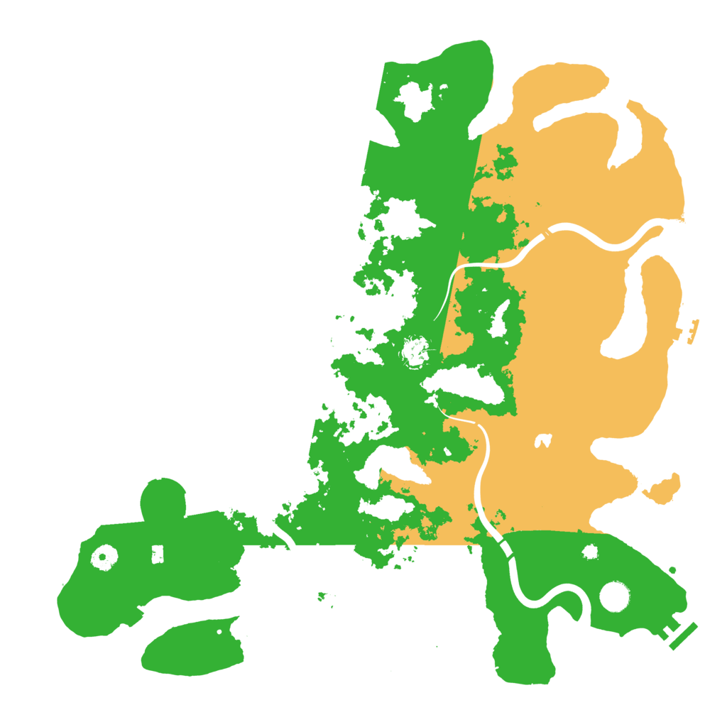 Biome Rust Map: Procedural Map, Size: 4250, Seed: 5623221