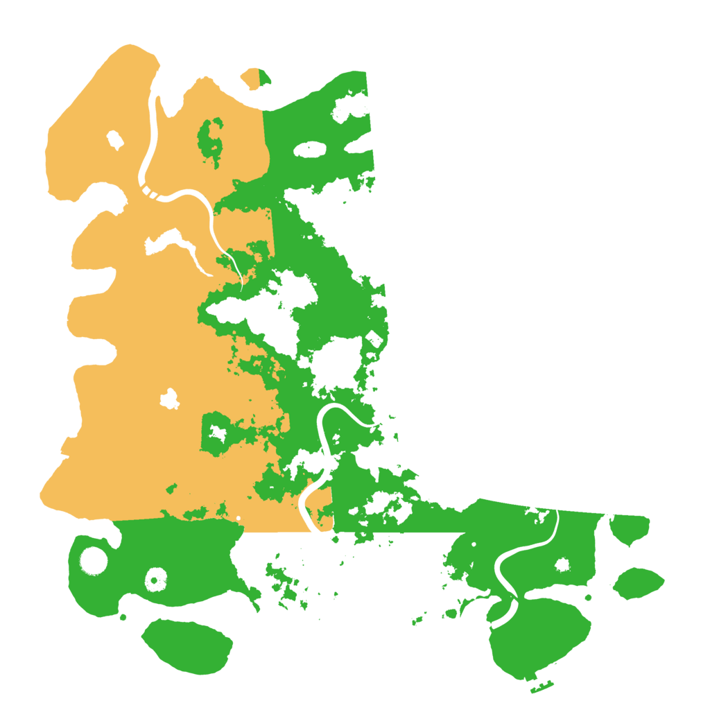 Biome Rust Map: Procedural Map, Size: 4500, Seed: 1543672325