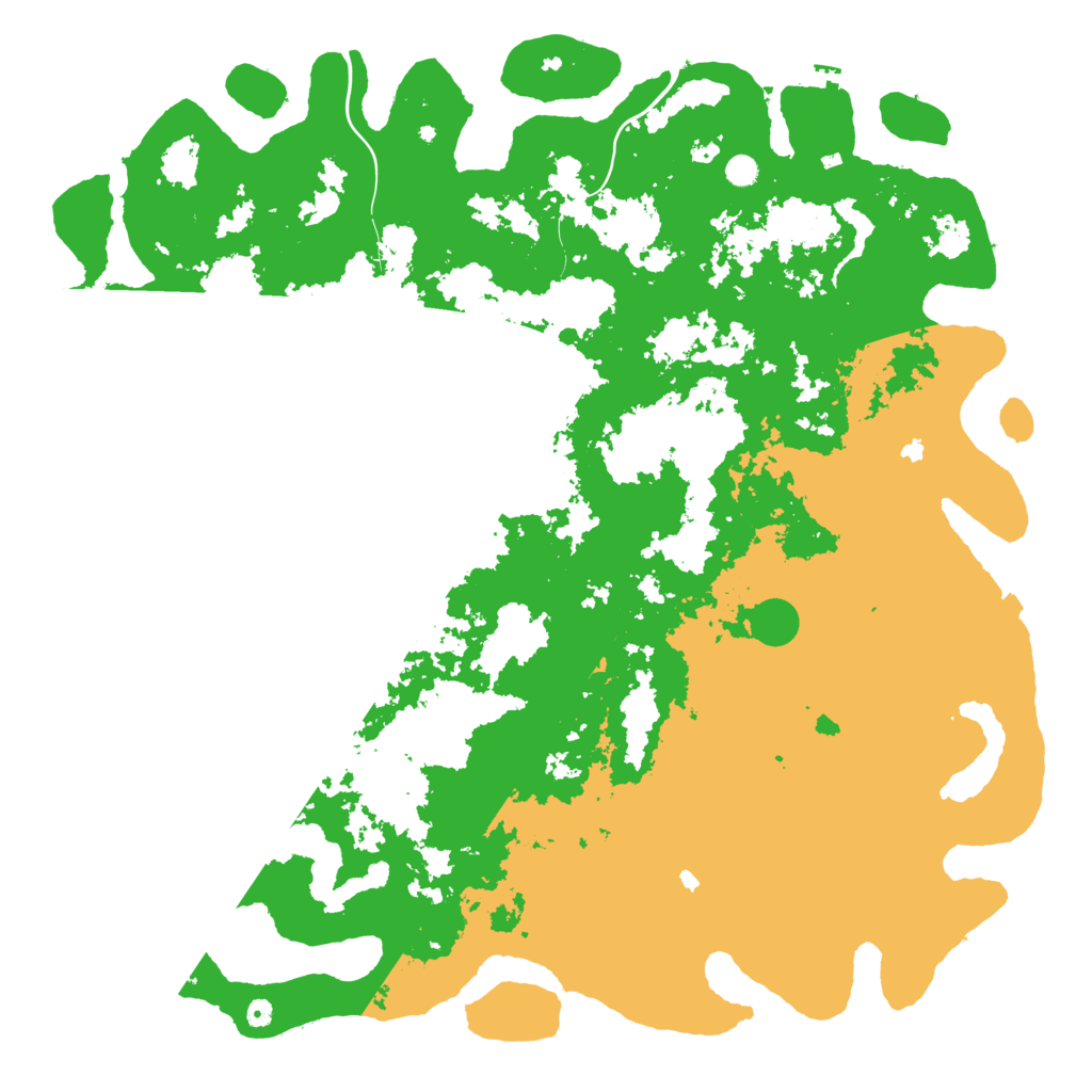 Biome Rust Map: Procedural Map, Size: 6000, Seed: 420966066