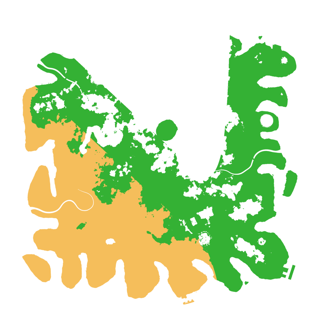 Biome Rust Map: Procedural Map, Size: 4250, Seed: 861135089