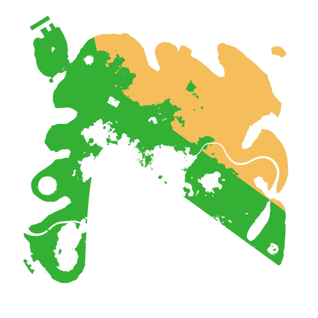 Biome Rust Map: Procedural Map, Size: 3000, Seed: 234632658