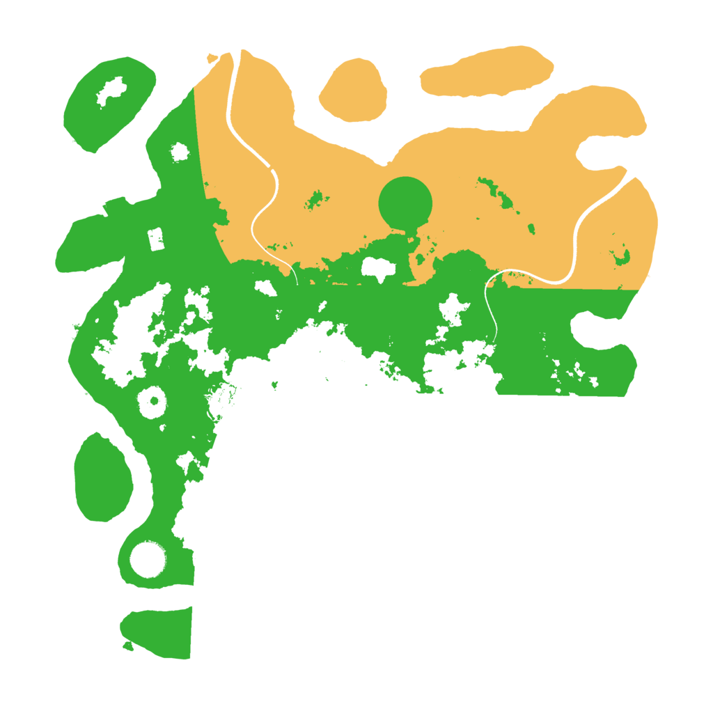 Biome Rust Map: Procedural Map, Size: 3500, Seed: 349779420