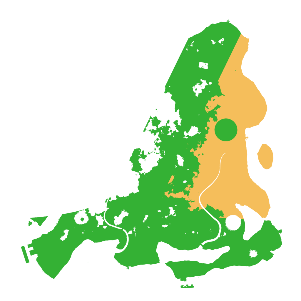 Biome Rust Map: Procedural Map, Size: 3500, Seed: 1910889738