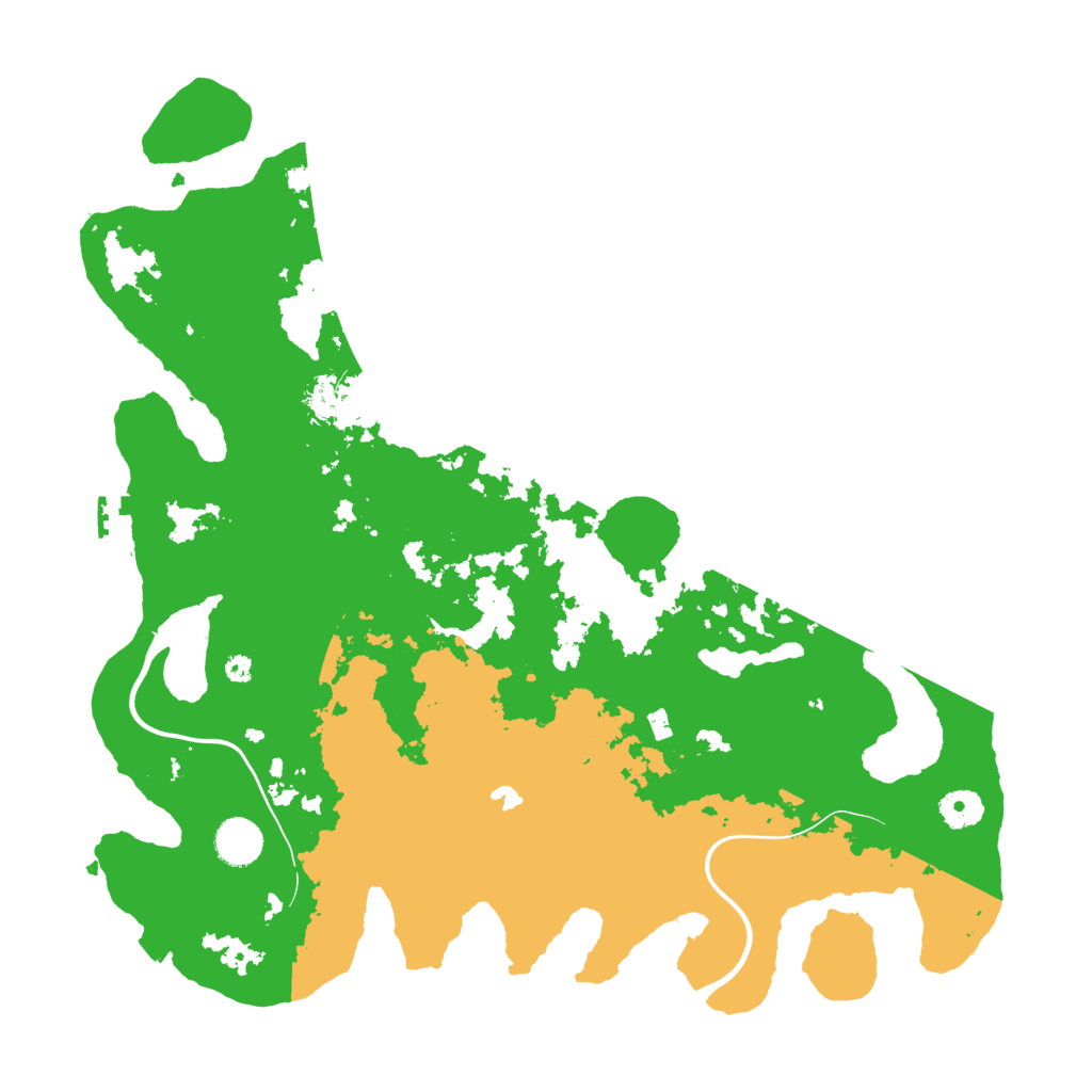 Biome Rust Map: Procedural Map, Size: 4000, Seed: 1210772095