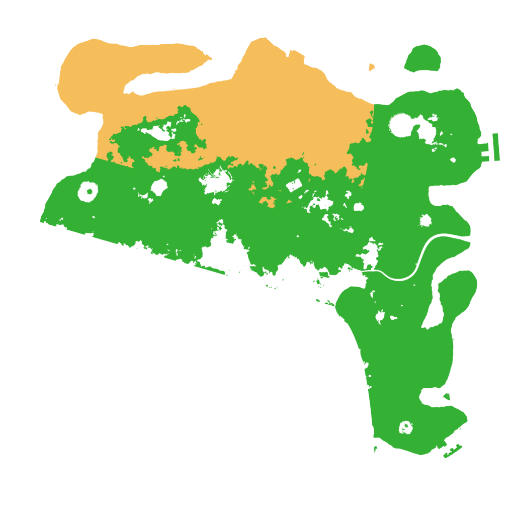 Biome Rust Map: Procedural Map, Size: 3800, Seed: 5745574