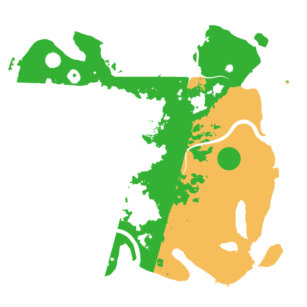 Biome Rust Map: Procedural Map, Size: 3500, Seed: 1290040900