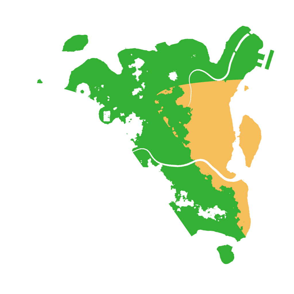 Biome Rust Map: Procedural Map, Size: 3000, Seed: 985842258