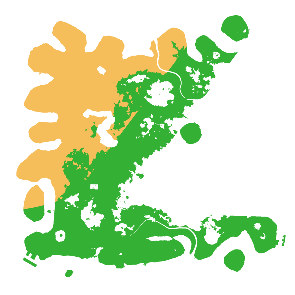 Biome Rust Map: Procedural Map, Size: 4000, Seed: 1730854876