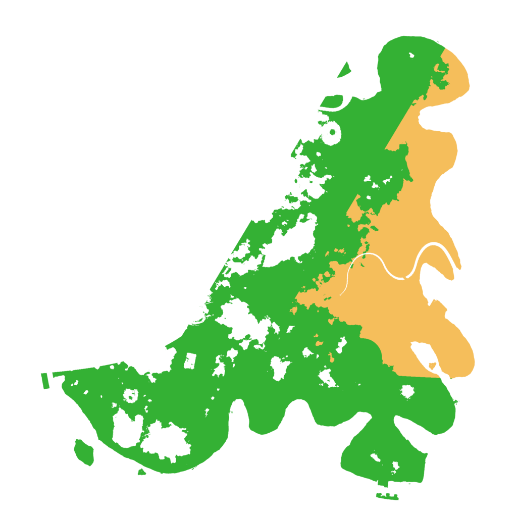 Biome Rust Map: Procedural Map, Size: 3500, Seed: 2048293394