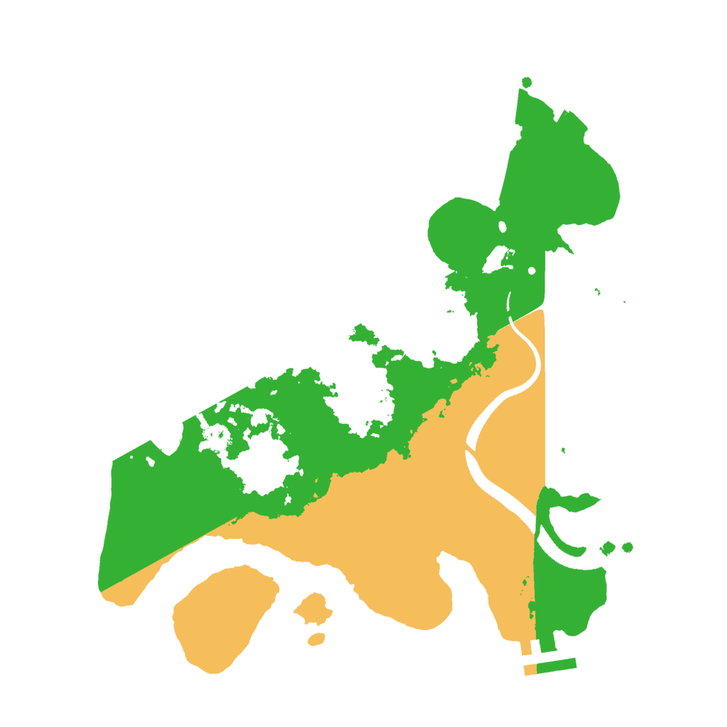 Biome Rust Map: Procedural Map, Size: 2800, Seed: 1011968730