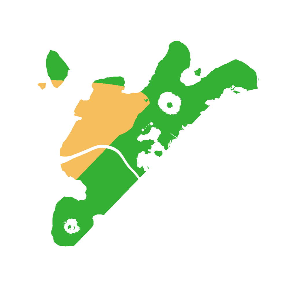 Biome Rust Map: Procedural Map, Size: 2000, Seed: 98216