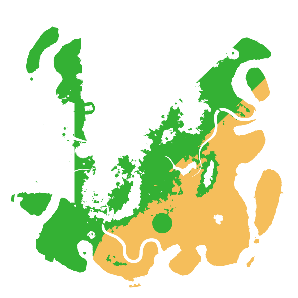 Biome Rust Map: Procedural Map, Size: 4000, Seed: 1329865020
