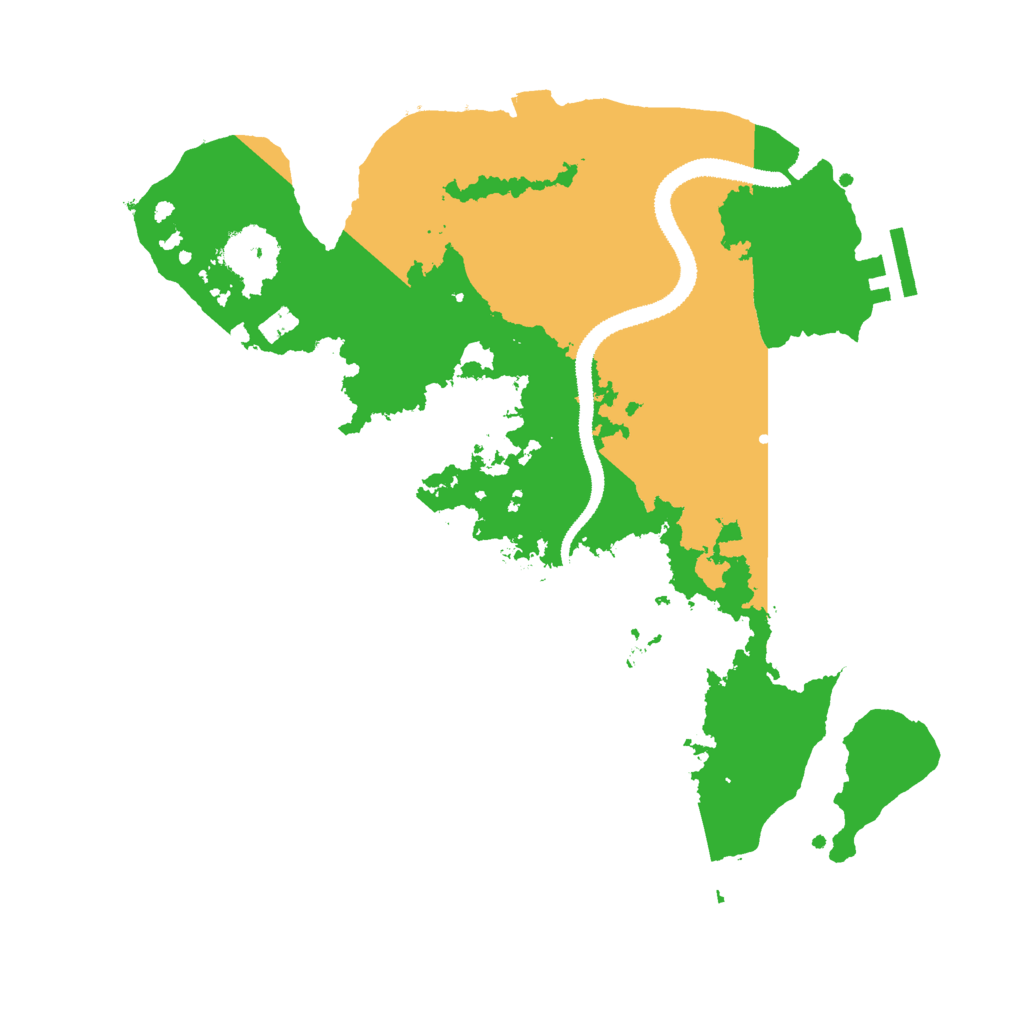 Biome Rust Map: Procedural Map, Size: 3000, Seed: 1854610280