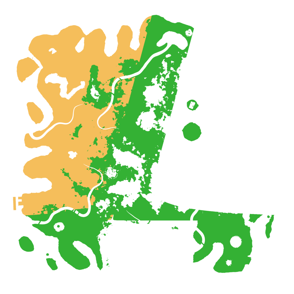 Biome Rust Map: Procedural Map, Size: 4500, Seed: 2126904992