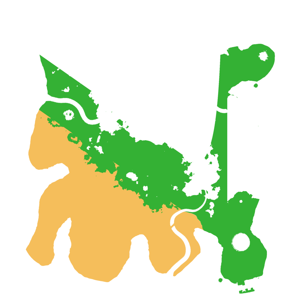 Biome Rust Map: Procedural Map, Size: 3000, Seed: 6844