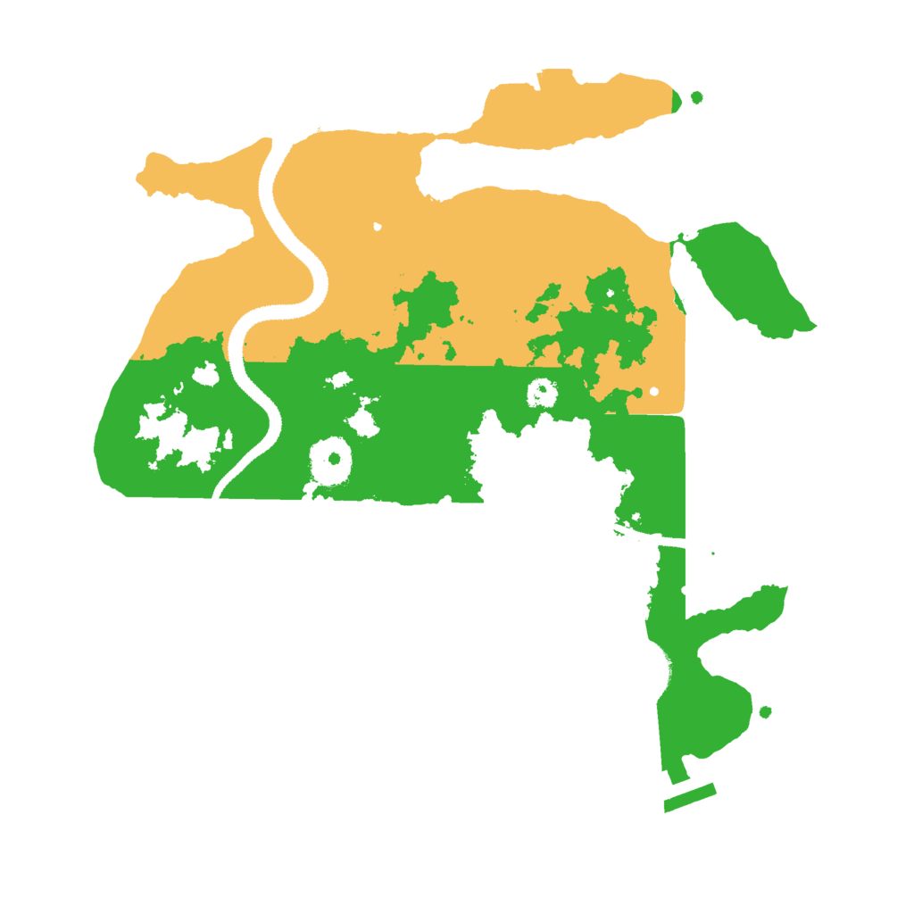 Biome Rust Map: Procedural Map, Size: 3000, Seed: 1350598753