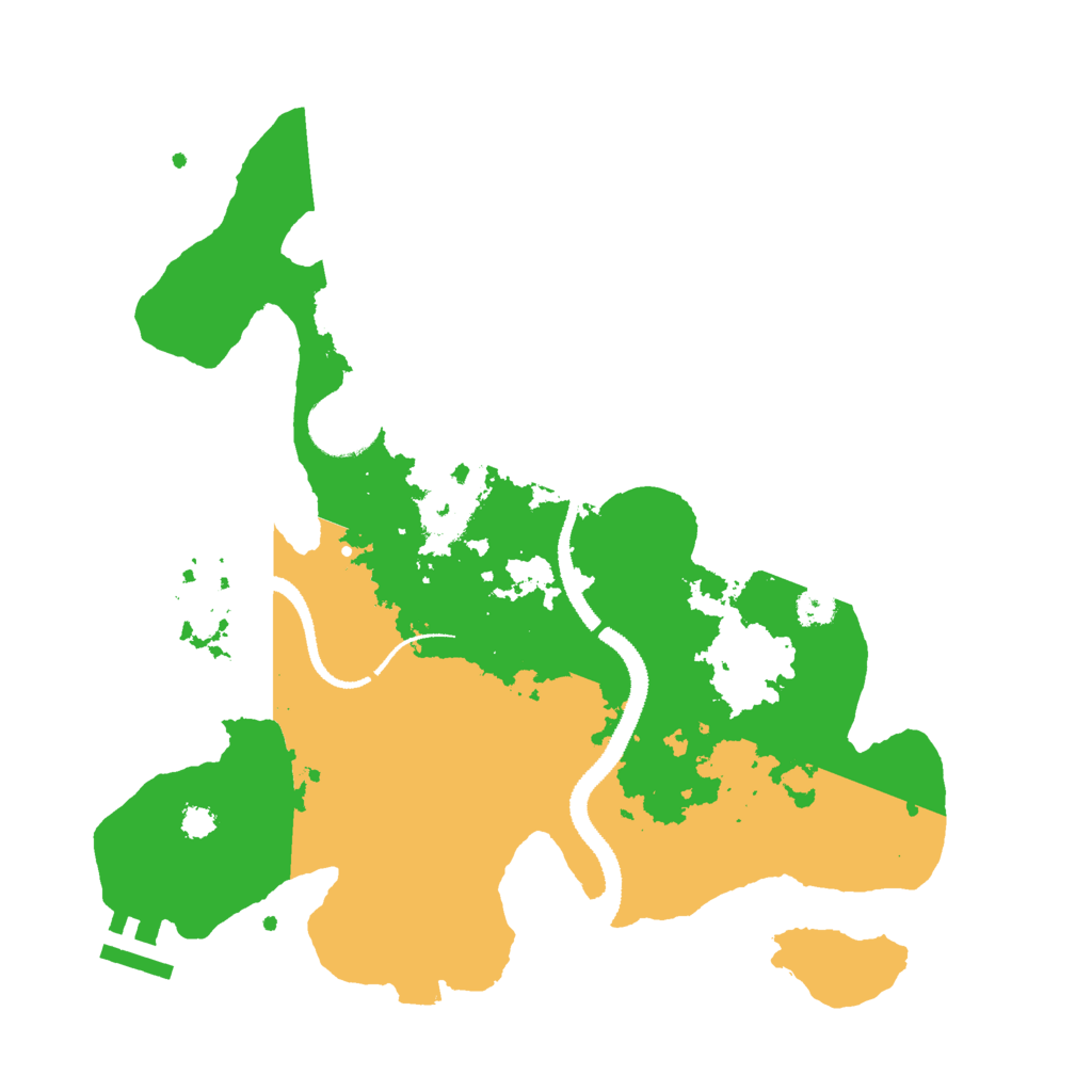 Biome Rust Map: Procedural Map, Size: 3000, Seed: 918635224