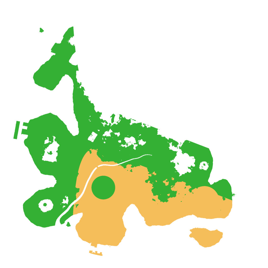 Biome Rust Map: Procedural Map, Size: 3000, Seed: 918635224