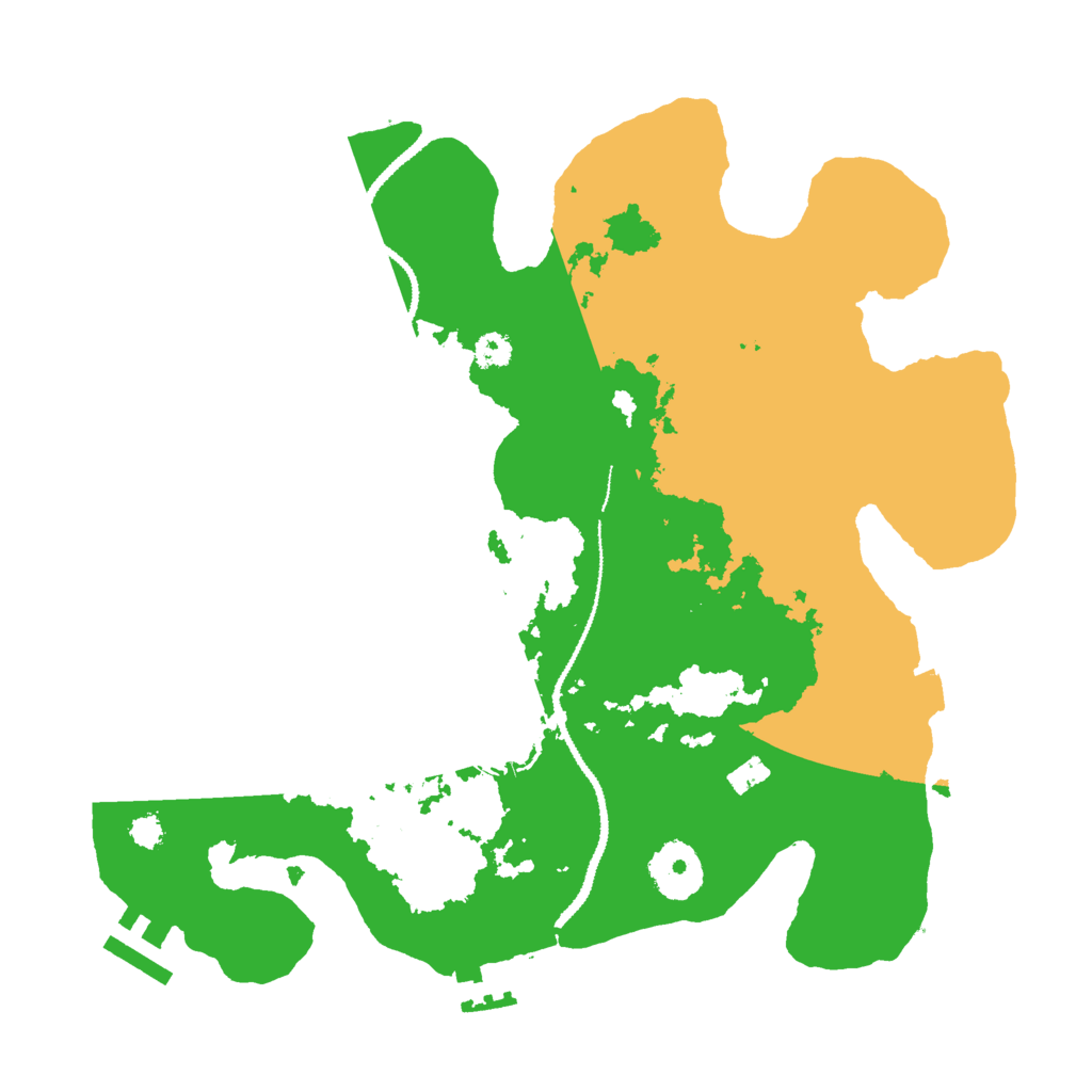 Biome Rust Map: Procedural Map, Size: 3000, Seed: 22626