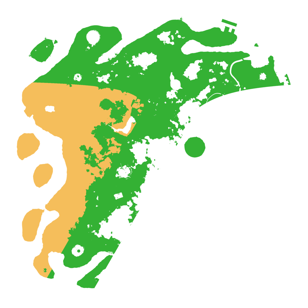 Biome Rust Map: Procedural Map, Size: 4000, Seed: 6397