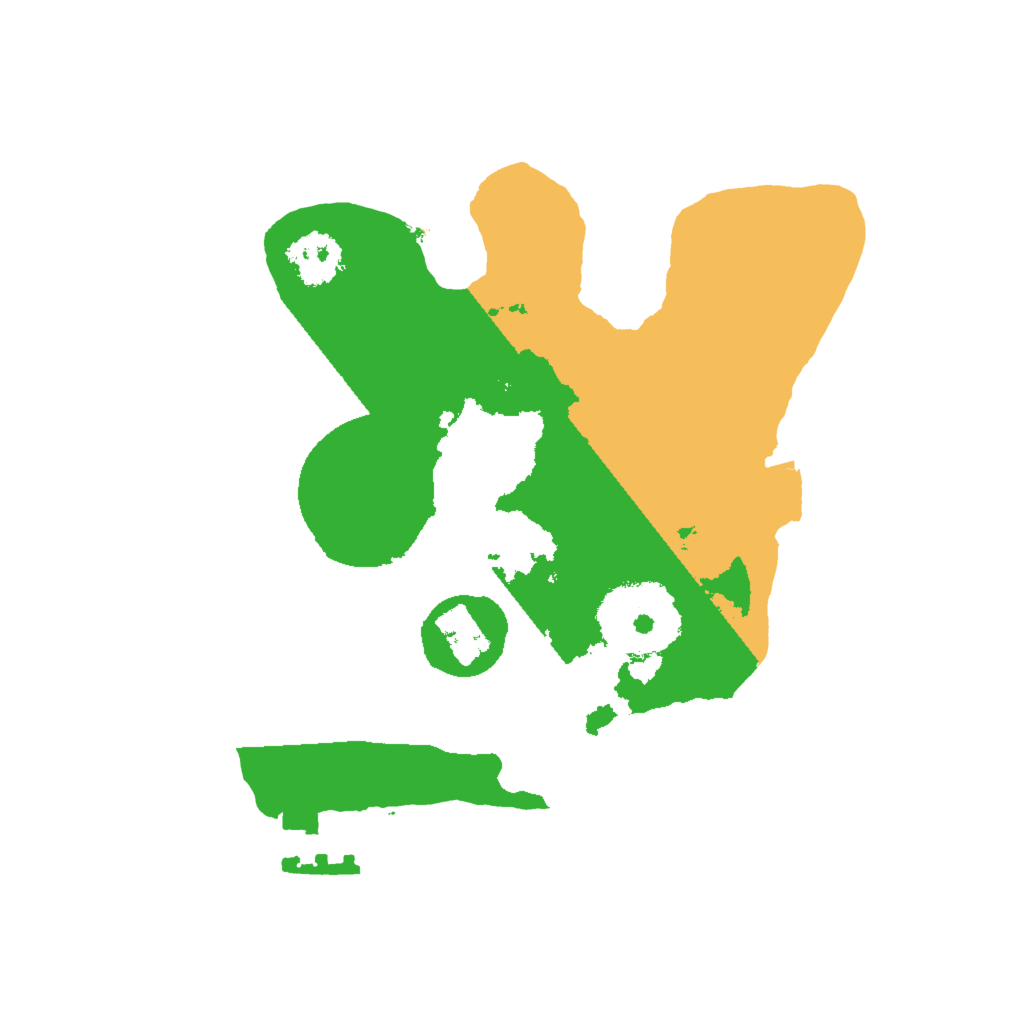 Biome Rust Map: Procedural Map, Size: 2000, Seed: 1613081081