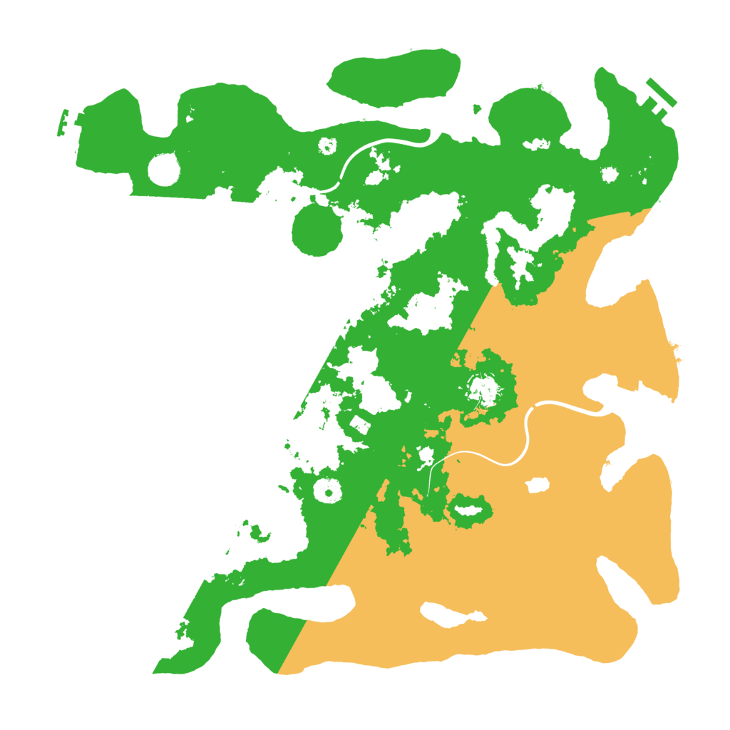 Biome Rust Map: Procedural Map, Size: 4000, Seed: 53224