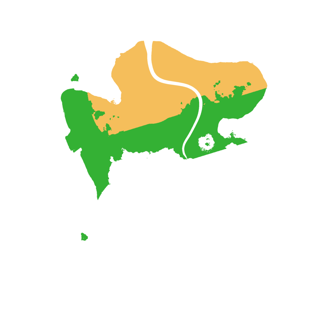 Biome Rust Map: Procedural Map, Size: 2000, Seed: 304200995