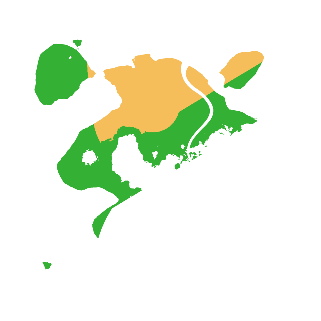 Biome Rust Map: Procedural Map, Size: 2000, Seed: 1302374985