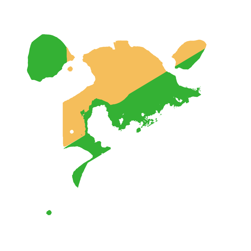 Biome Rust Map: Procedural Map, Size: 2000, Seed: 1302374985