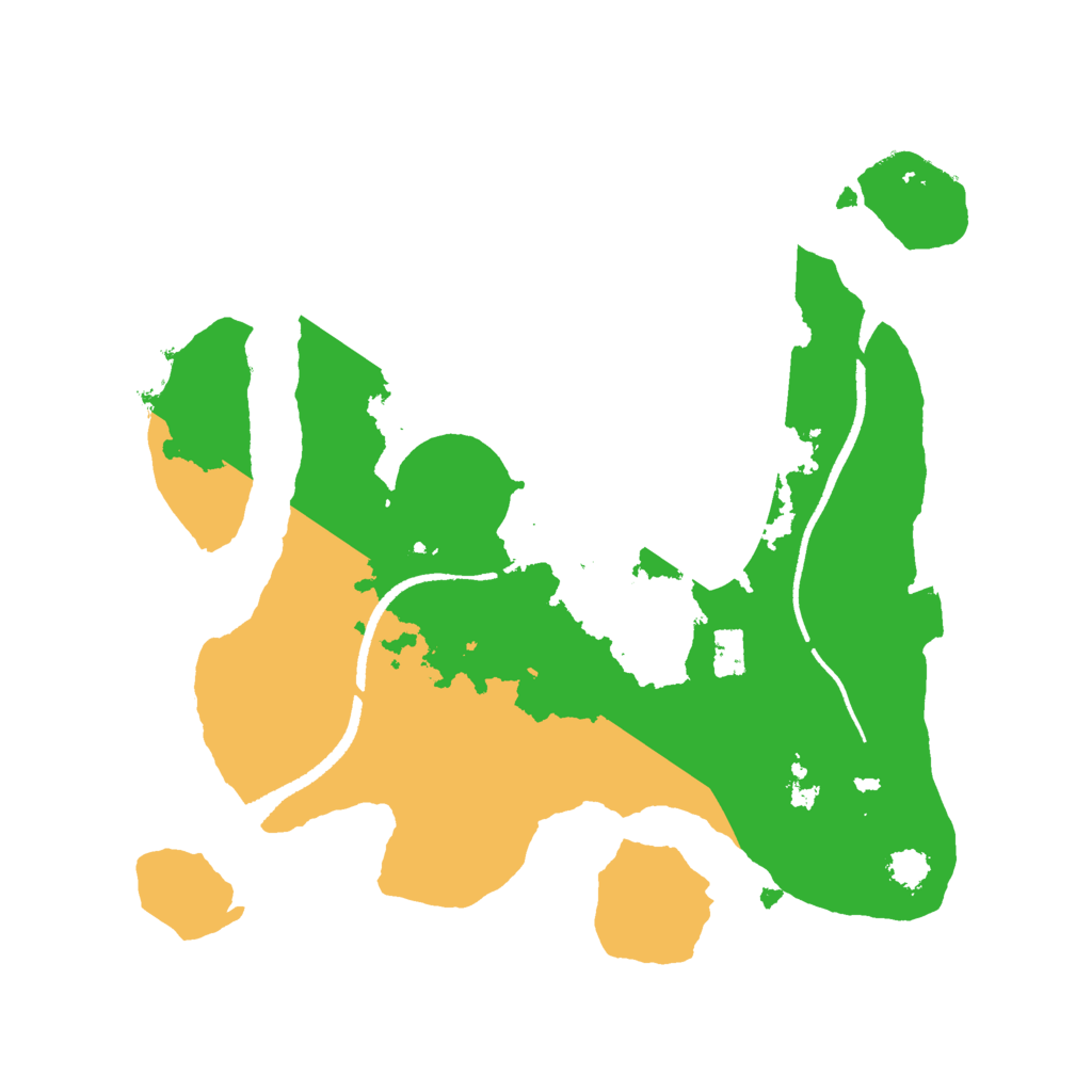 Biome Rust Map: Procedural Map, Size: 2500, Seed: 1867644325