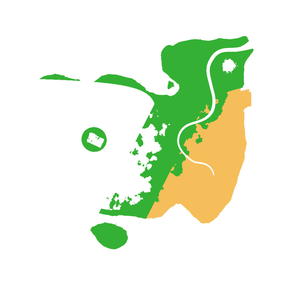 Biome Rust Map: Procedural Map, Size: 2000, Seed: 12354