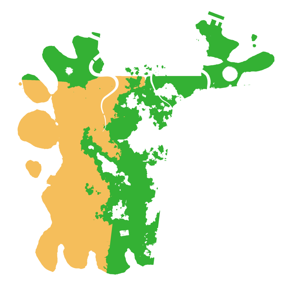 Biome Rust Map: Procedural Map, Size: 3700, Seed: 1210513590